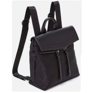 Botkier New York Trigger Mini Backpack, Black Nylon With Gunmetal Hardware
